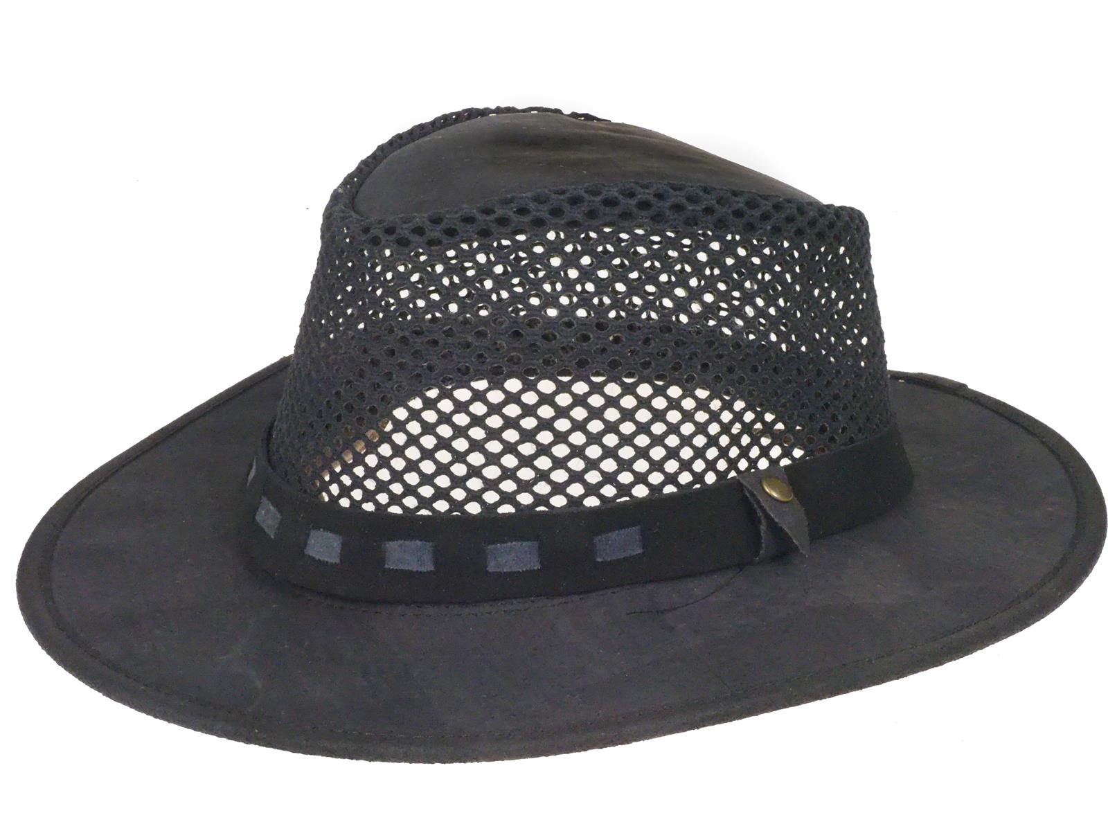 hat with mesh