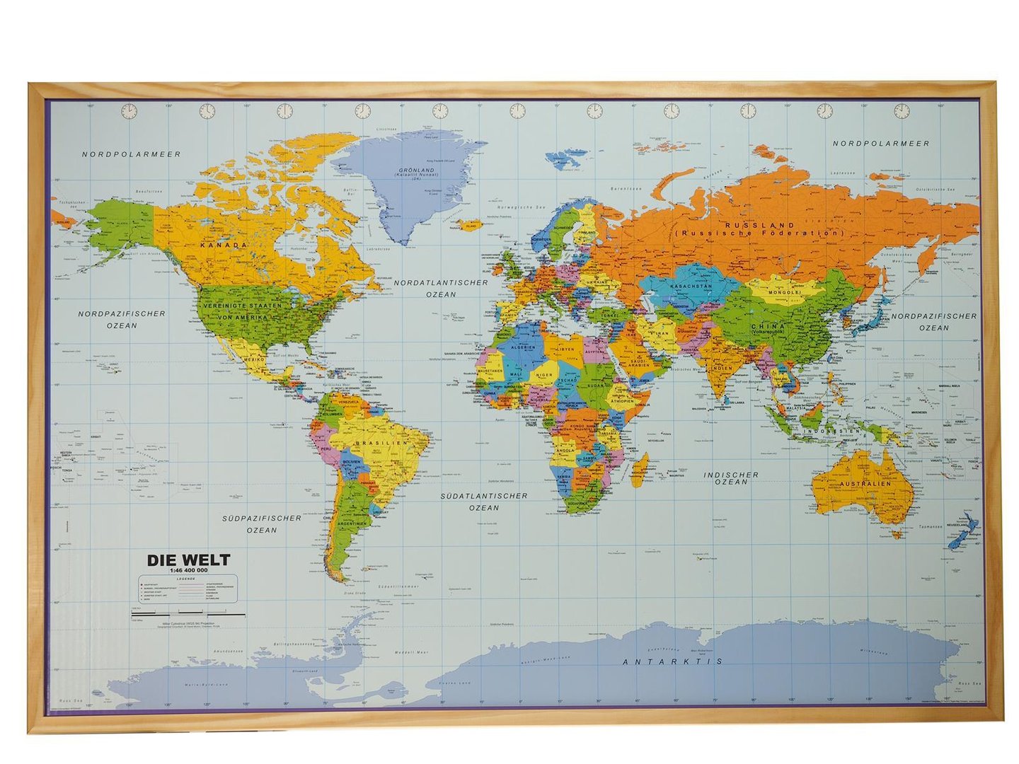 7130 Korkpinwand Weltkarte