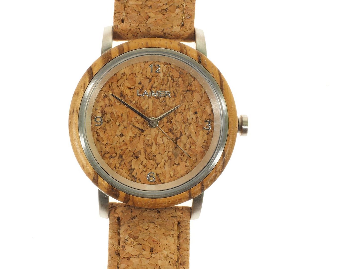 6600 Cork clock with wooden case 5