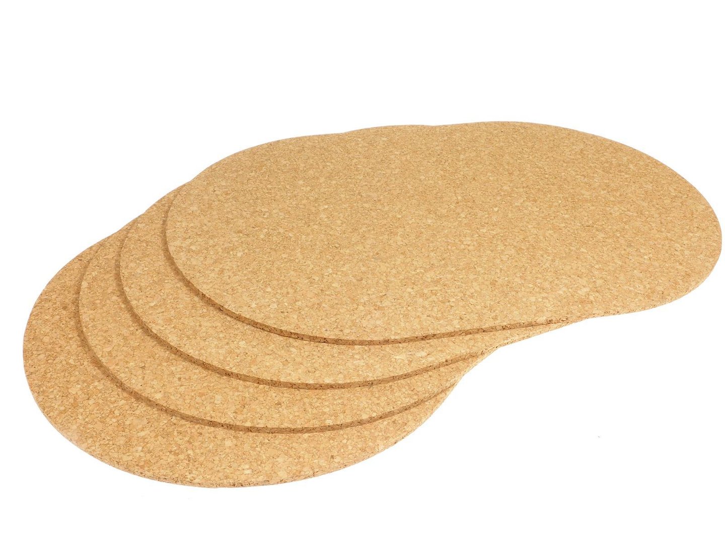 7600 5 Cork Place Mat Oval Untreated 3