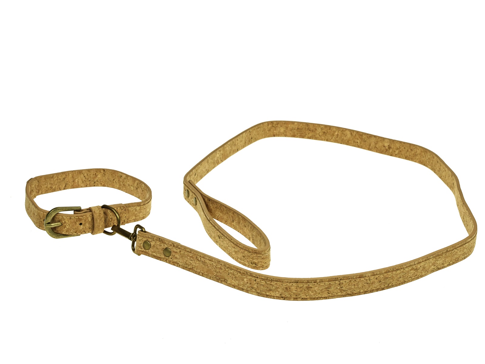 Cork collar with leash