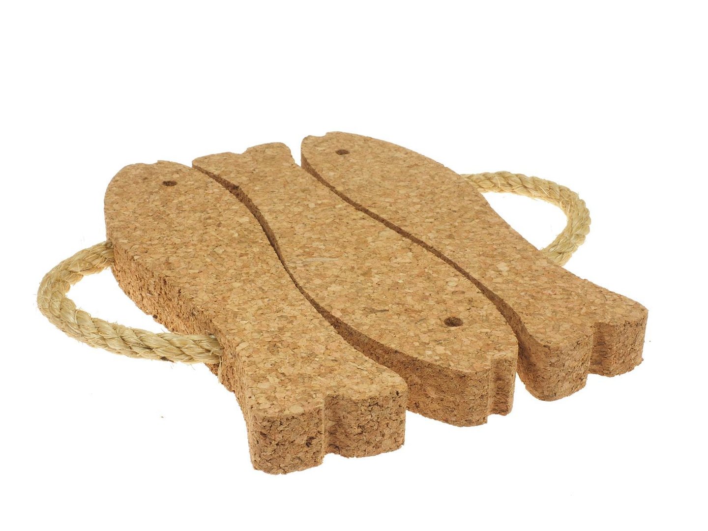 7860 3 Cork Pot Coaster With Rope Pisces 1