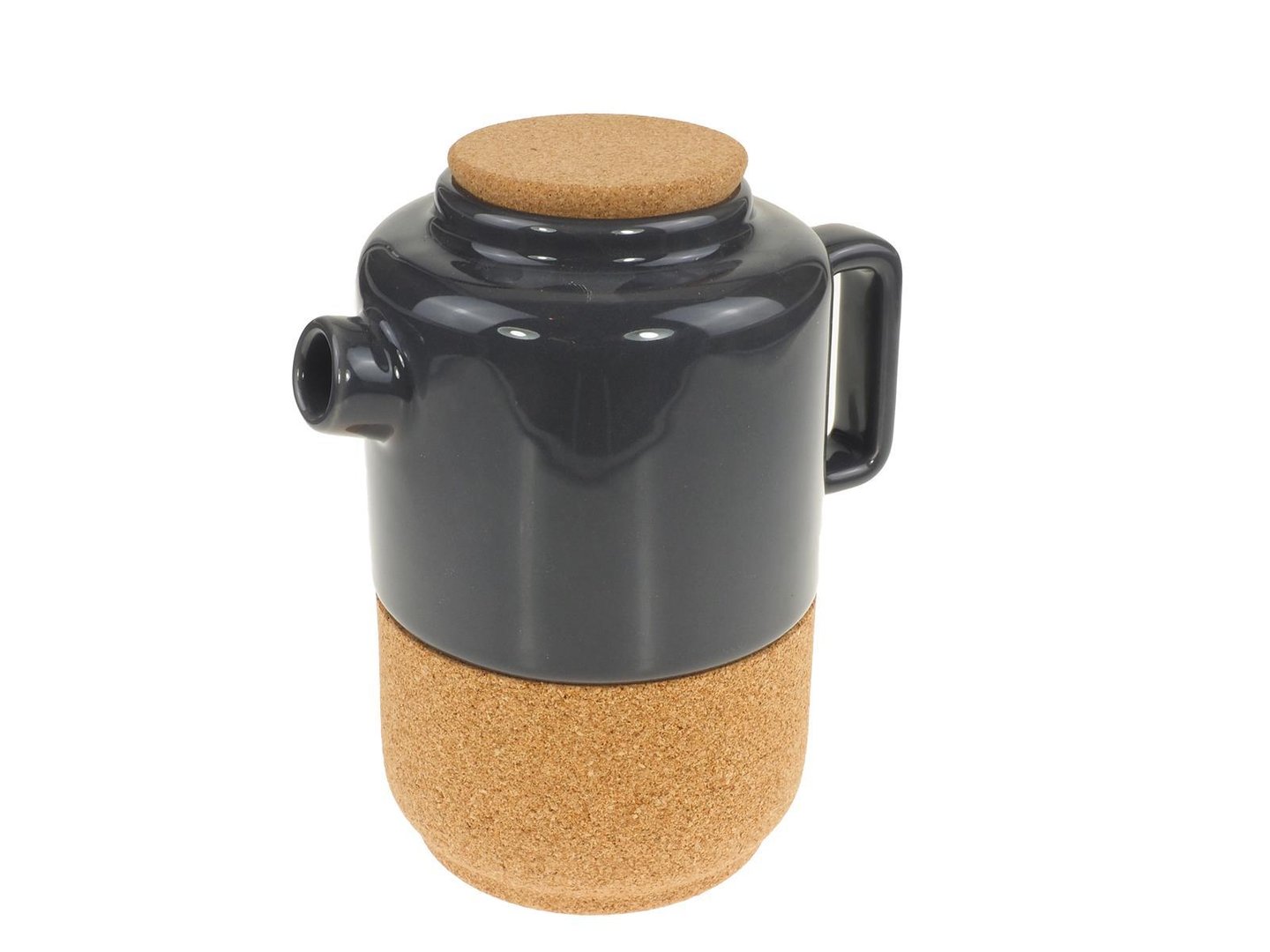 11 0012 Gr Ceramic Cork Teapot For 2
