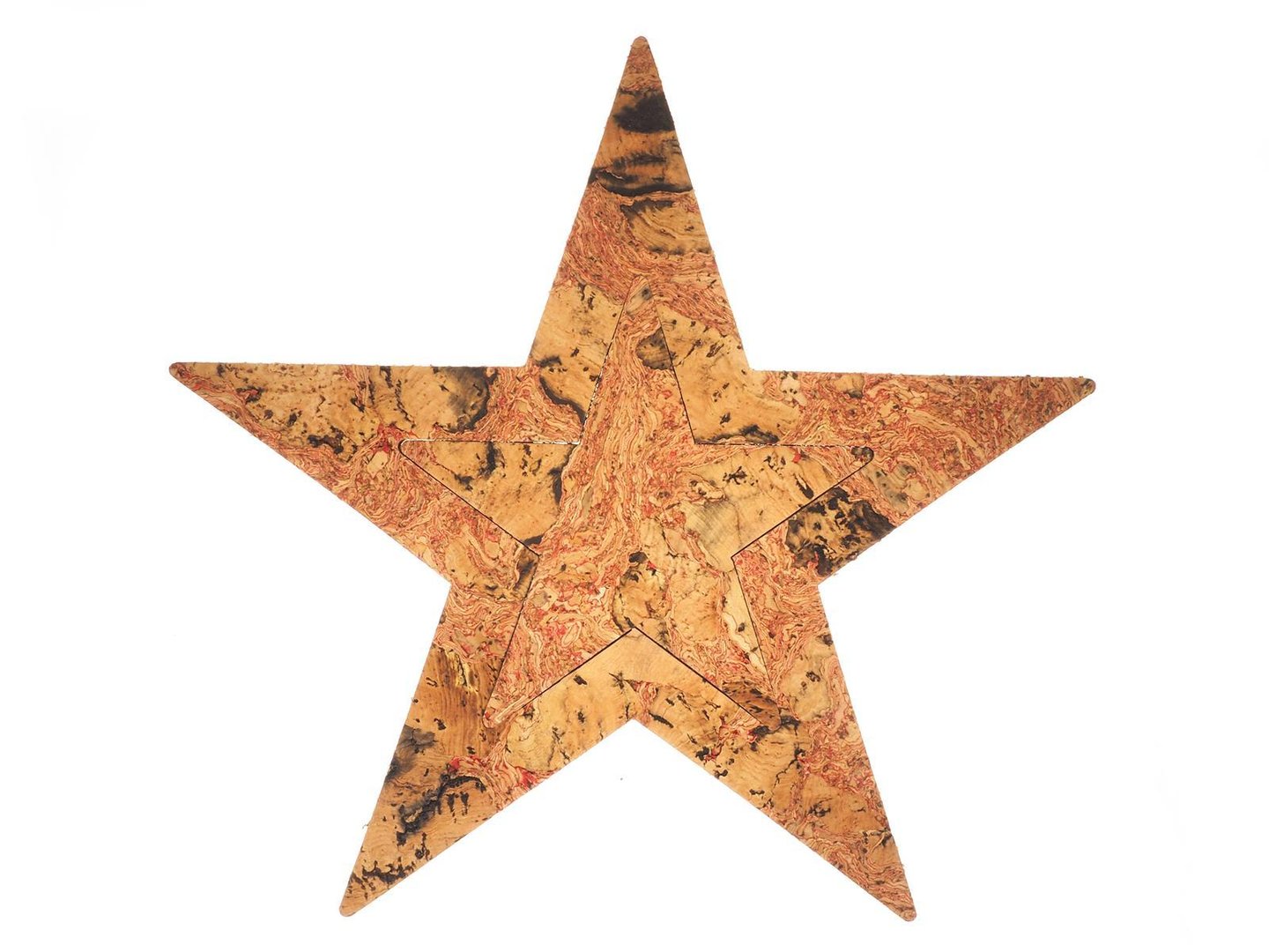 7891 Cork Coaster Star Decoration 5