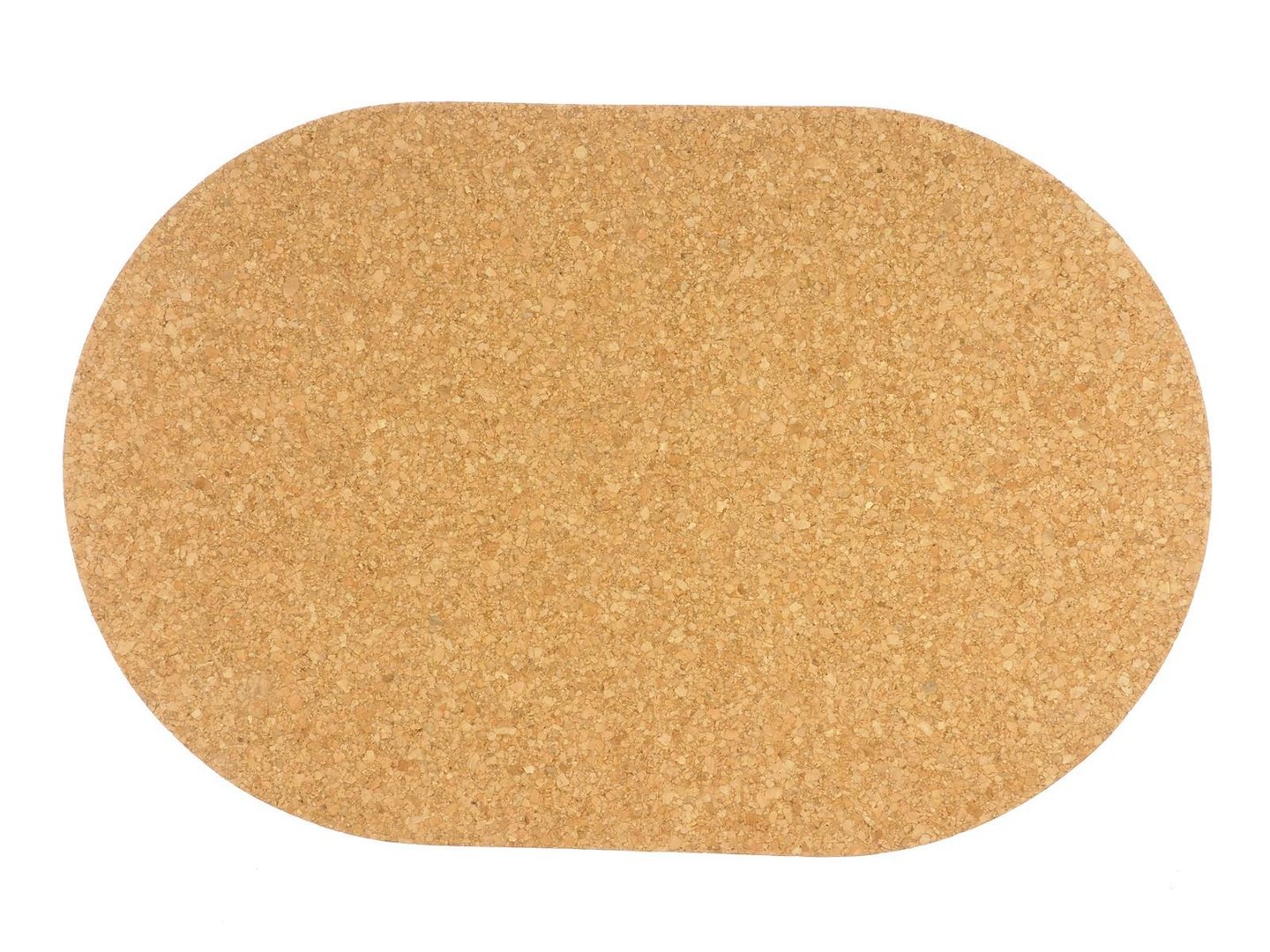 7600 5 Cork Place Mat Oval Untreated