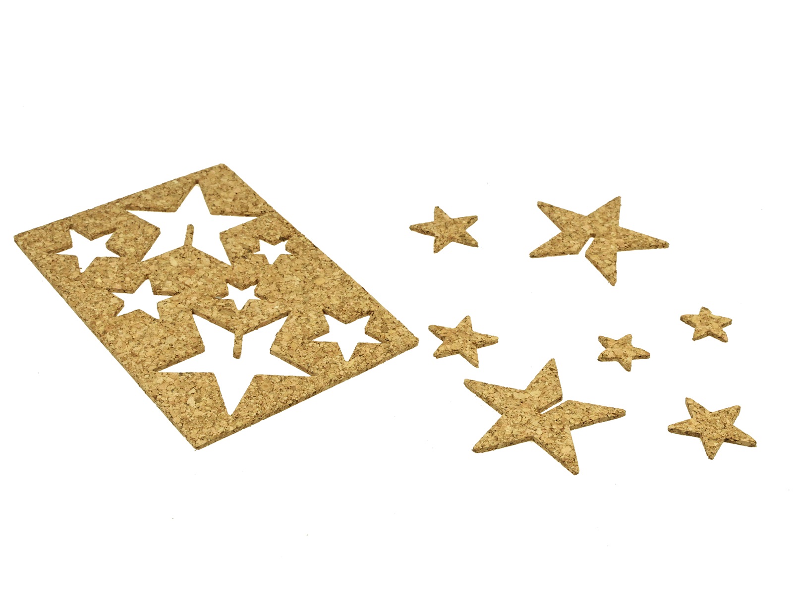 star puzzle, post card