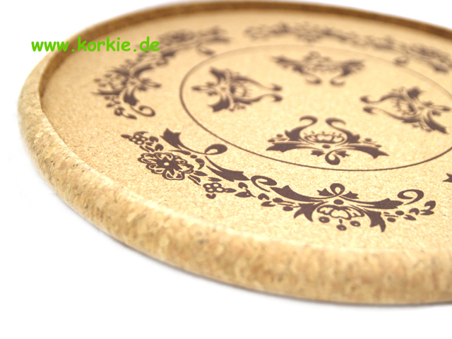 7207 Tray Round With Motif Print 2