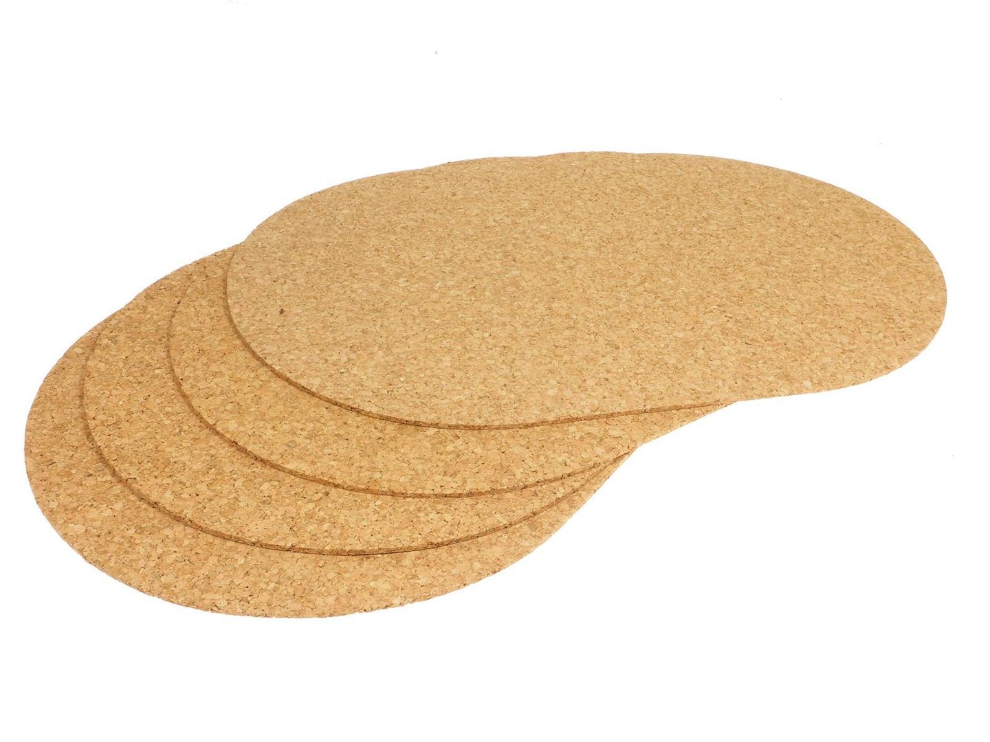 7600 3 Cork Place Mat Oval Untreated 2