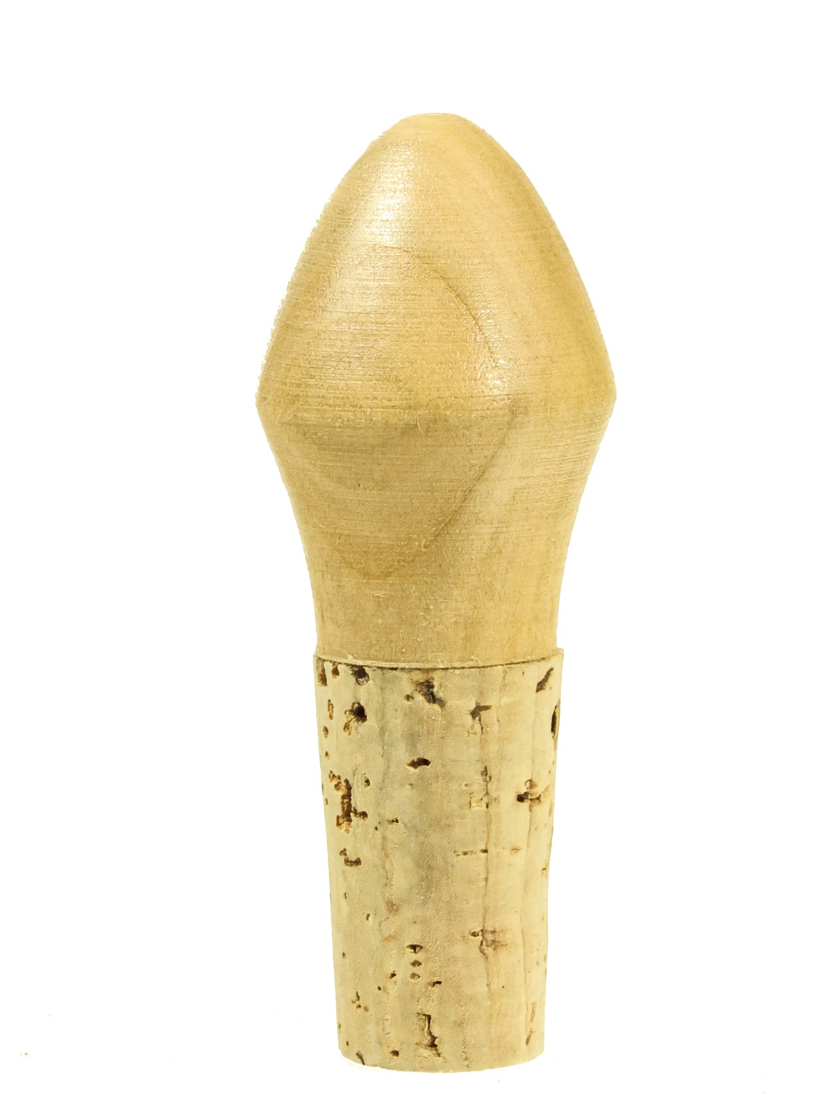 bottle stopper with wooden knob