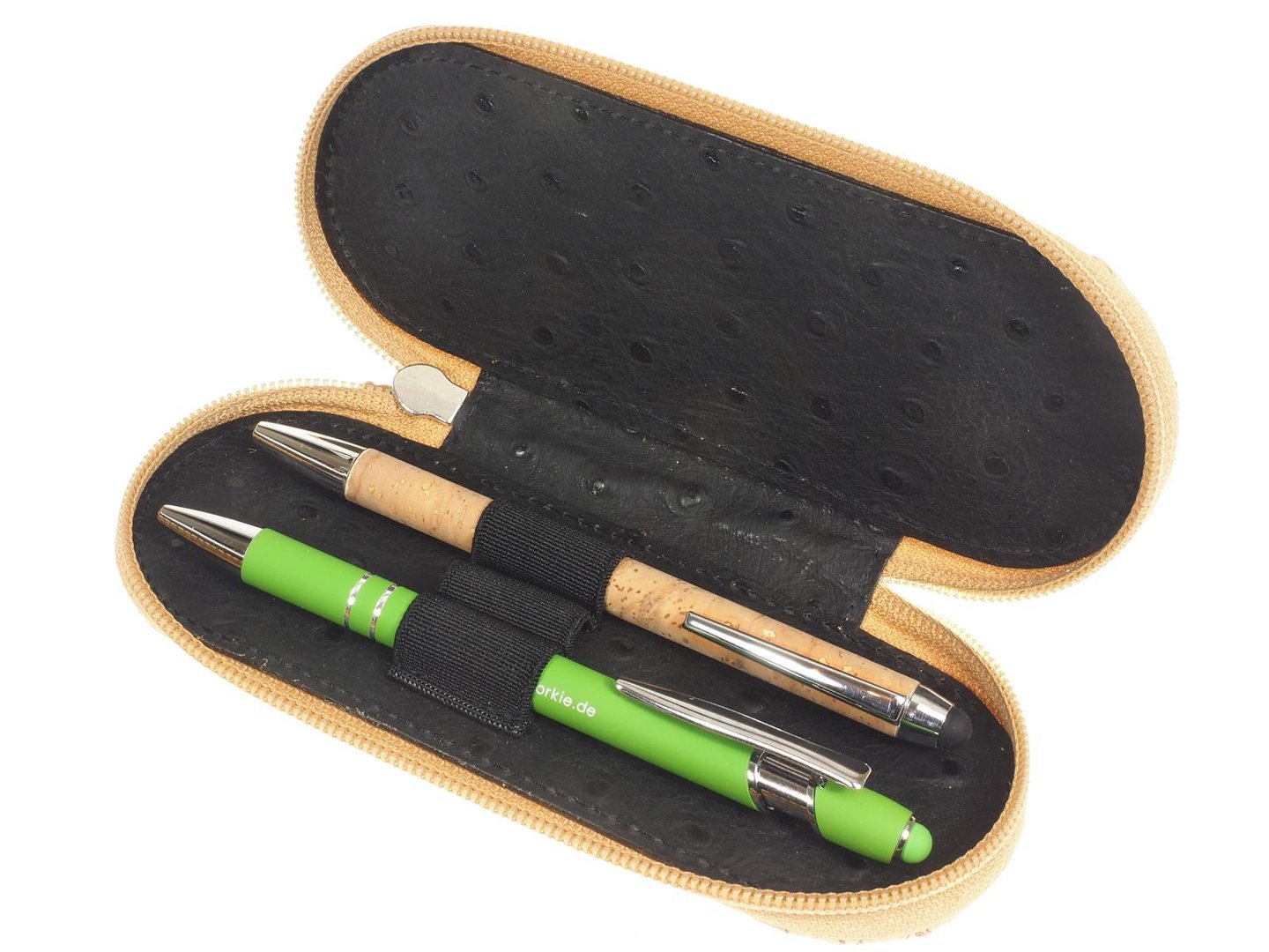 6309 B Pencil case With zipper Oval 2
