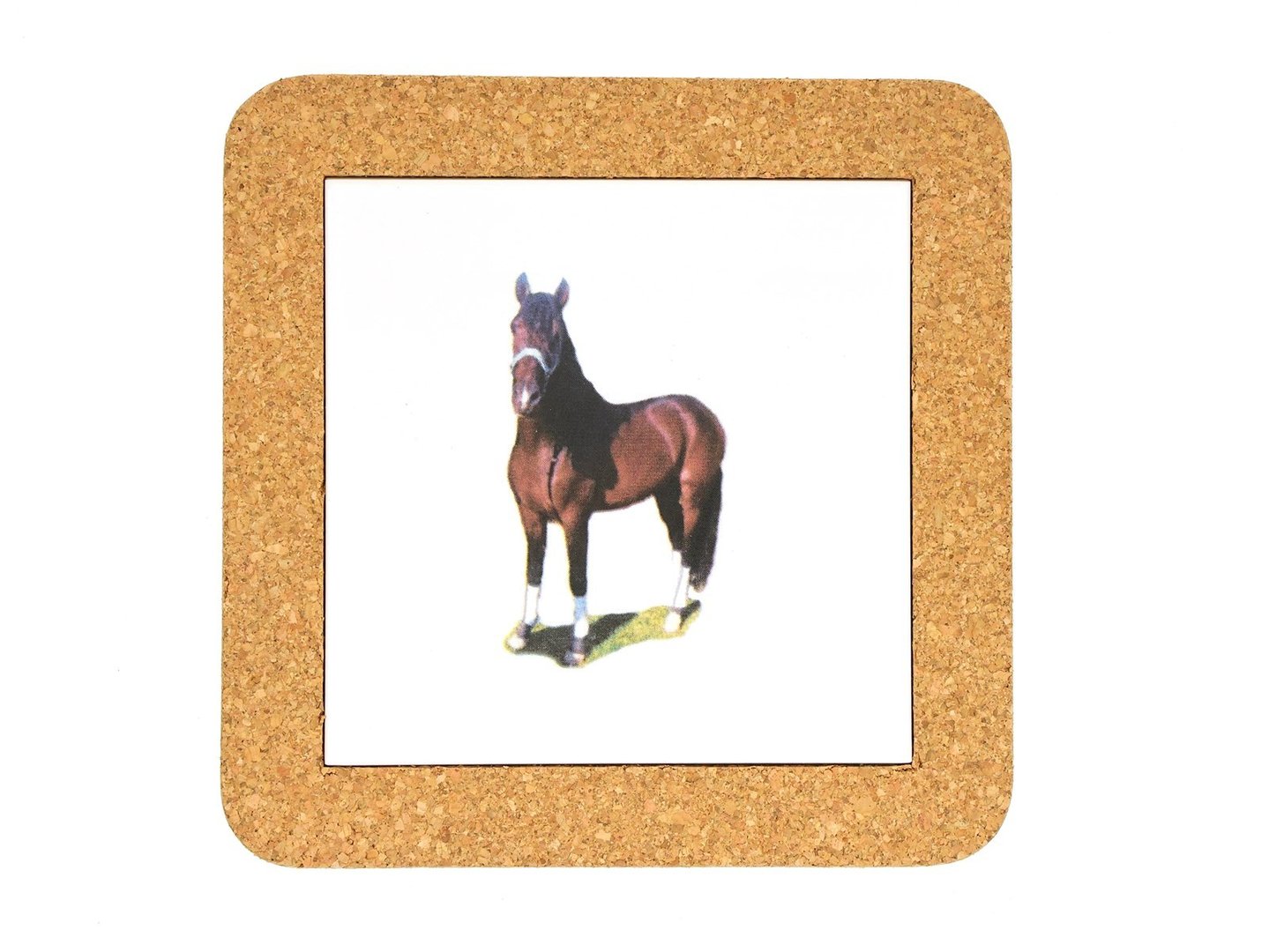 7902 Coaster With Tile Animal World Horse