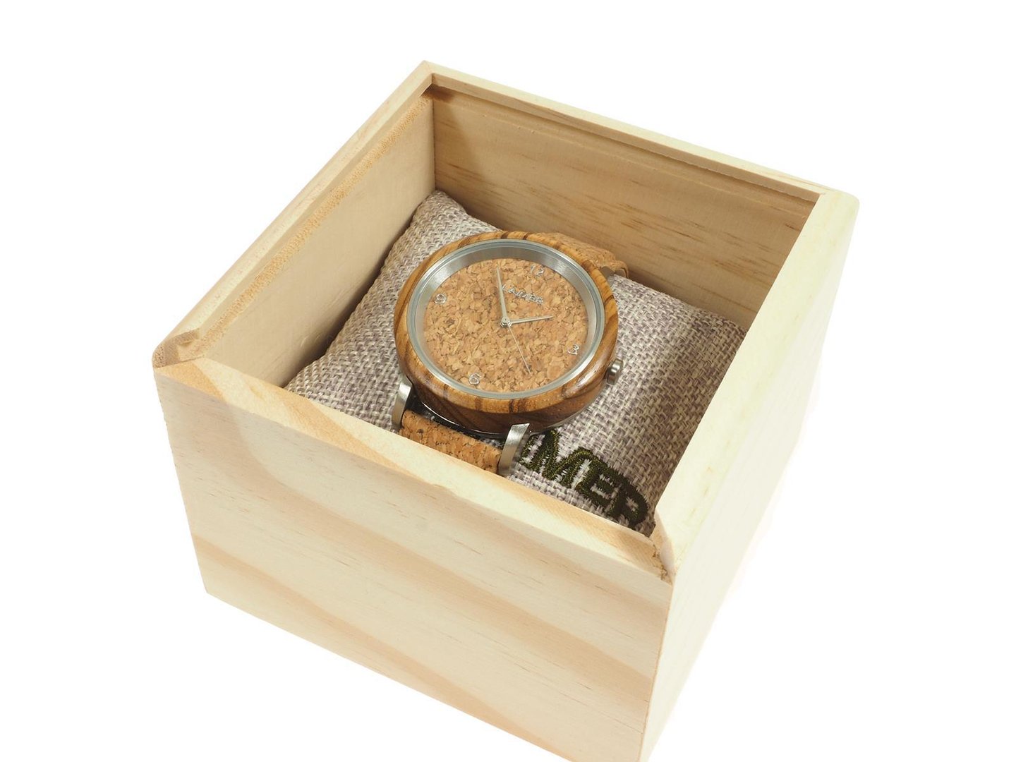 6600 Cork clock With wooden case With packaging 2