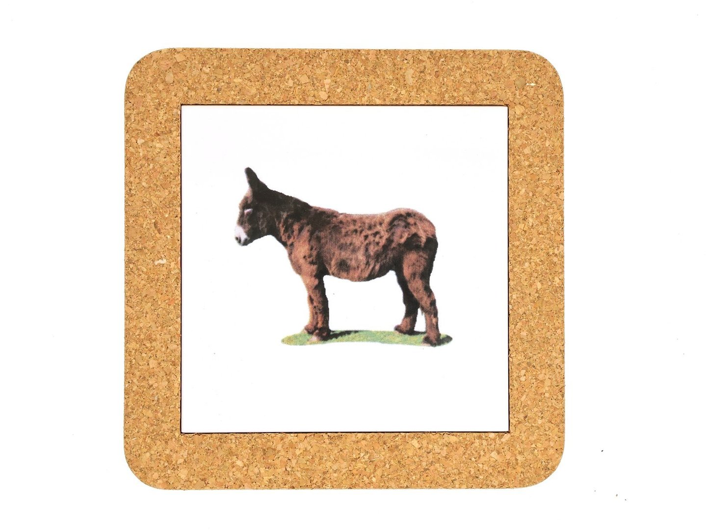 7902 Coaster With Tile Animal World Donkey