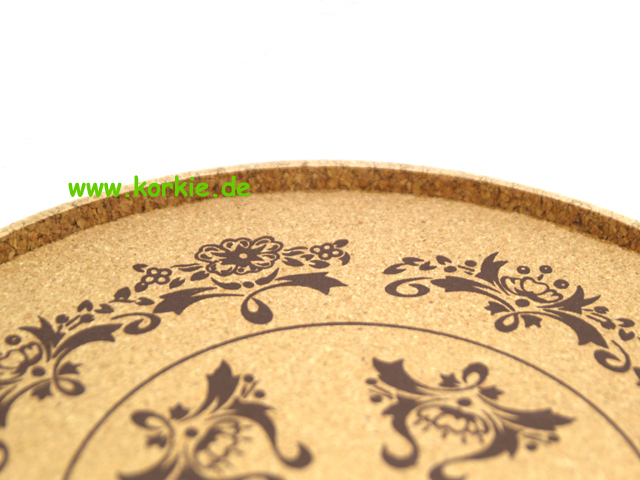 7207 Tray Round With Motif Print 1
