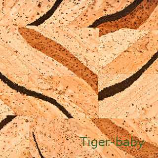 Korkstoff Struktur Tiger Baby