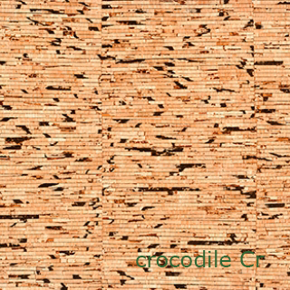 Cork fabric structure Crocodile